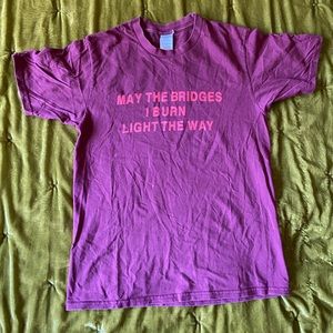 Maroon & Pink Graphic Tee